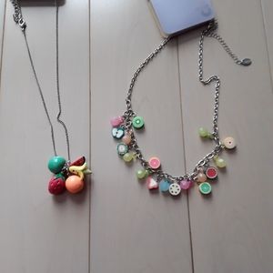 Claire's fruity necklace BNWT 2 for 1